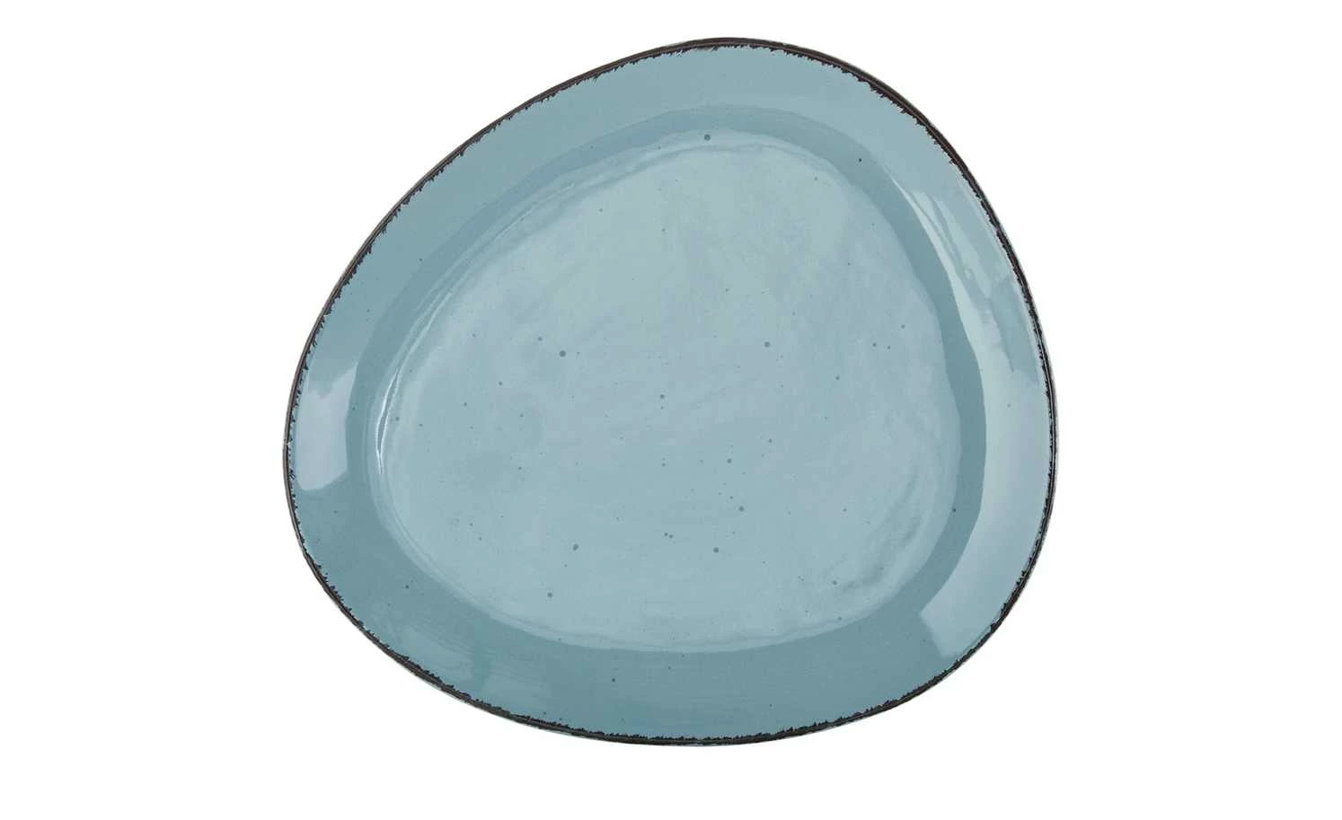 Peill+Putzler Teller dreieckig Siena | 30|cm Türkis / Braun 3 Peill+Putzler Teller dreieckig Siena | 30|cm Türkis / Braun