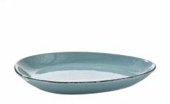 Peill+Putzler Teller dreieckig Siena | 22,5|cm Türkis / Braun -Geschirr Verkaufsladen 11520498 1 201907102243