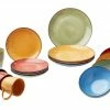 Peill+Putzler Kombiservice, 16-teilig Amalfi | Orange / Azurblau / Naturgrün / Feuerrot -Geschirr Verkaufsladen 11520518 2 201906142232