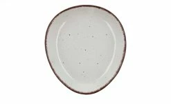 Peill+Putzler Teller dreieckig Siena | 22,5|cm Weiß / Braun