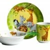 Ritzenhoff & Breker Kindergeschirrset, 3-teilig Dschungeltiere -Geschirr Verkaufsladen 11524689 4 202012152239