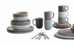 Ritzenhoff & Breker Kombiservice, 16-teilig Jasper | Taupe / Weiß -Geschirr Verkaufsladen 11524724 5 202012232232