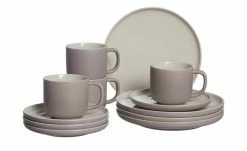 Ritzenhoff & Breker Kaffeeservice, 12-teilig Jasper | Taupe / Weiß -Geschirr Verkaufsladen 11524728 1 202012232232