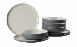 Ritzenhoff & Breker Tafelservice, 8-teilig Jasper | Grau / Weiß -Geschirr Verkaufsladen 11524729 1 202012232233