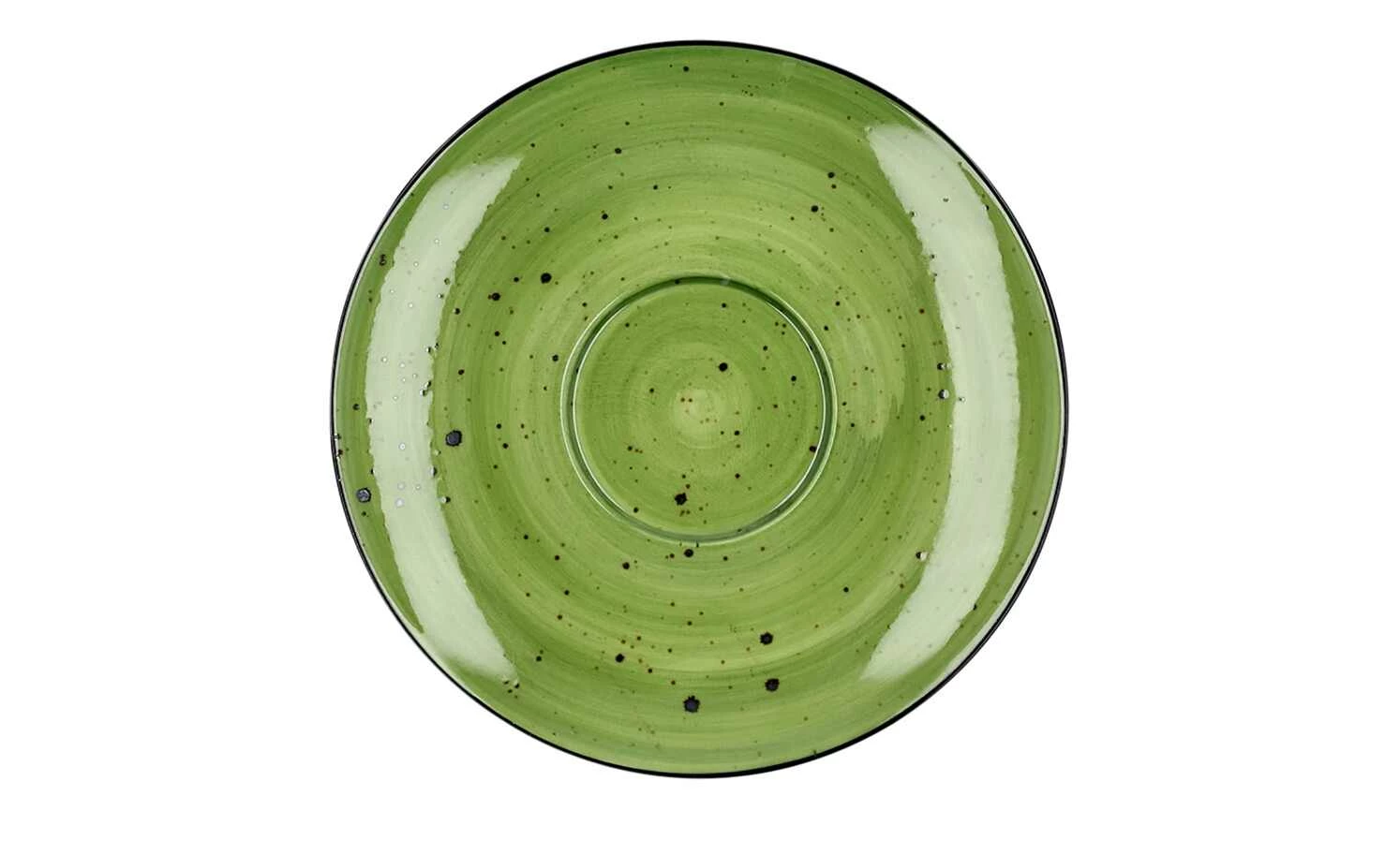 Peill+Putzler Kaffeeuntertasse Genua | Grün / Weiß Kaffeeuntertasse 5 Peill+Putzler Kaffeeuntertasse Genua | Grün / Weiß Kaffeeuntertasse – Bild 3