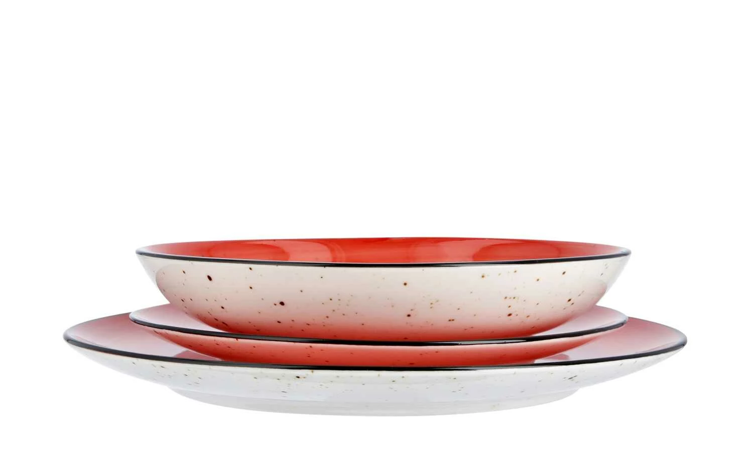 Peill+Putzler Suppenteller Genua | Rot / Weiß Suppenteller 3 Peill+Putzler Suppenteller Genua | Rot / Weiß Suppenteller