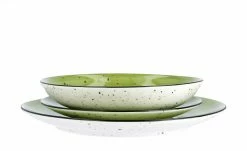 Peill+Putzler Dessertteller Genua | Grün / Weiß Dessertteller