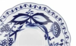 Kahla Kaffeeuntertasse "Rosella" Zwiebelmuster -Geschirr Verkaufsladen 521963 3 202102261259