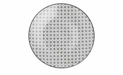 for friends Speiseteller schwarz Juna | Schwarz / Weiß 26|cm