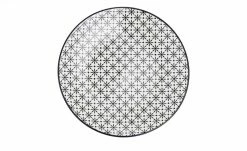 for friends Dessertteller Juna | Schwarz / Weiß 21,5|cm