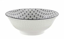 for friends Schüssel groß schwarz Juna | Schwarz / Weiß 21|cm